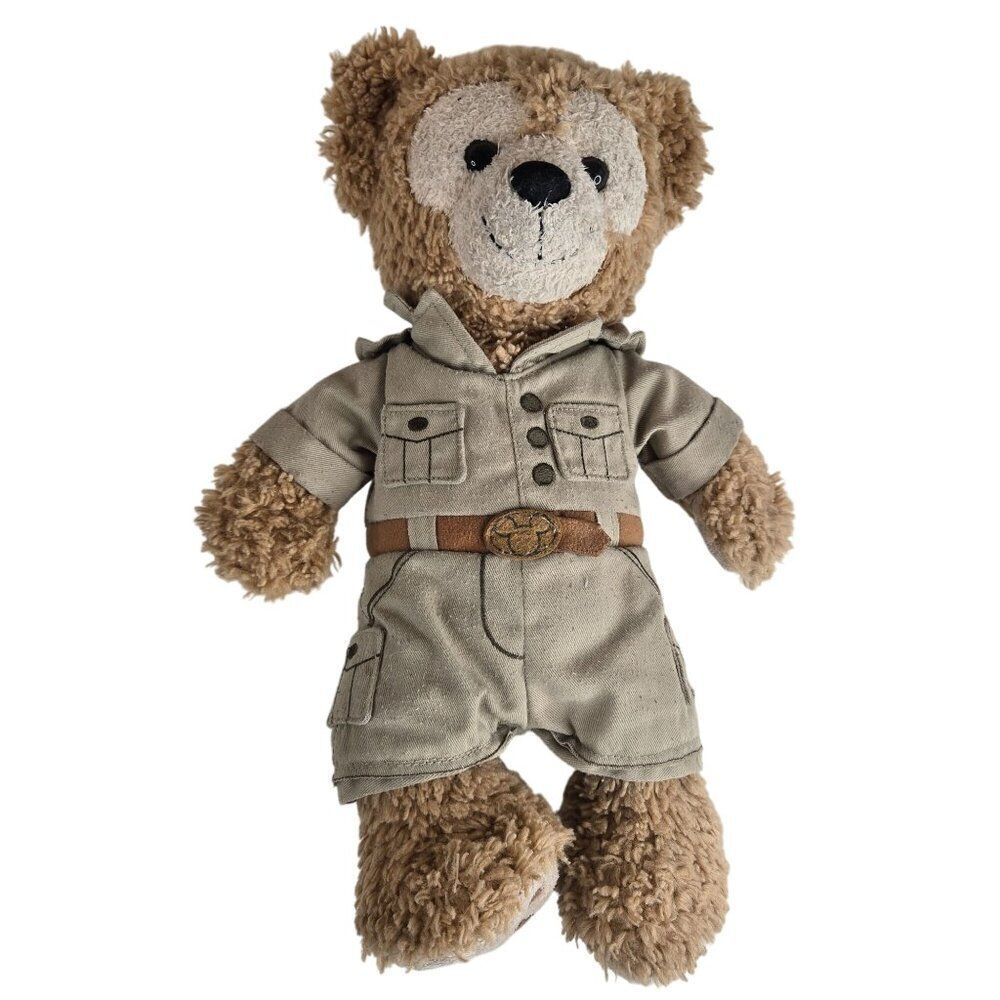 Disney Duffy The Bear Plush Safari Outfit Hidden Mickey